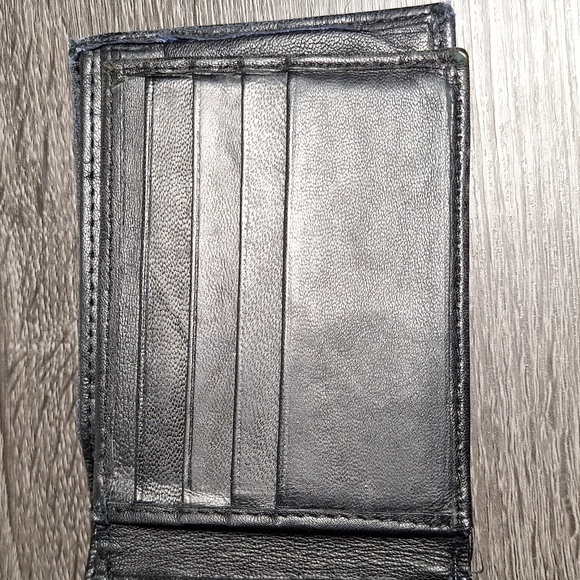 Genuine Leather Black Wallet - Picture 5 of 10